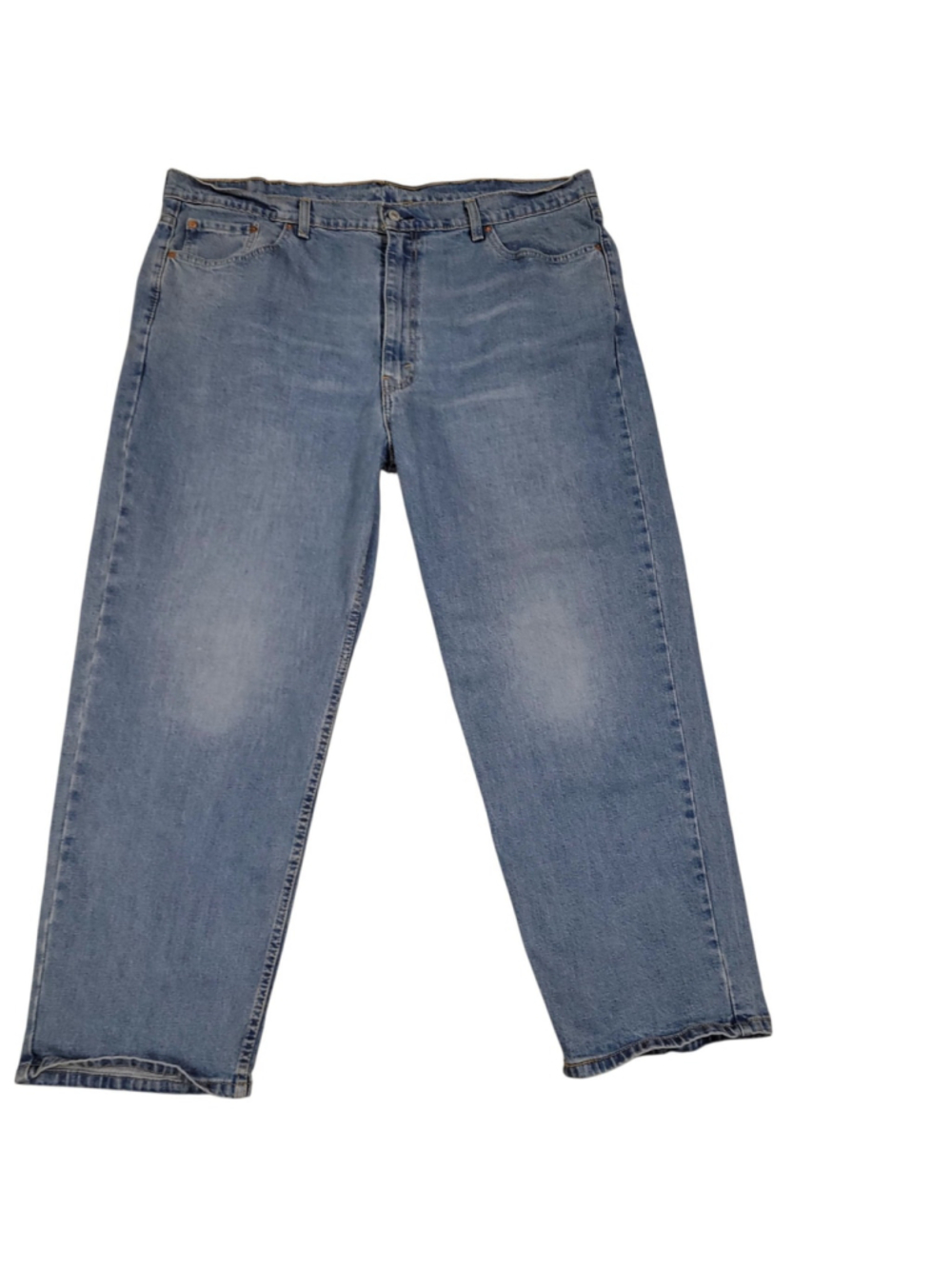 Levi's 550 Straight Leg Blue Jeans Men's Cotton Elastane Blend Size 44/29 Preown